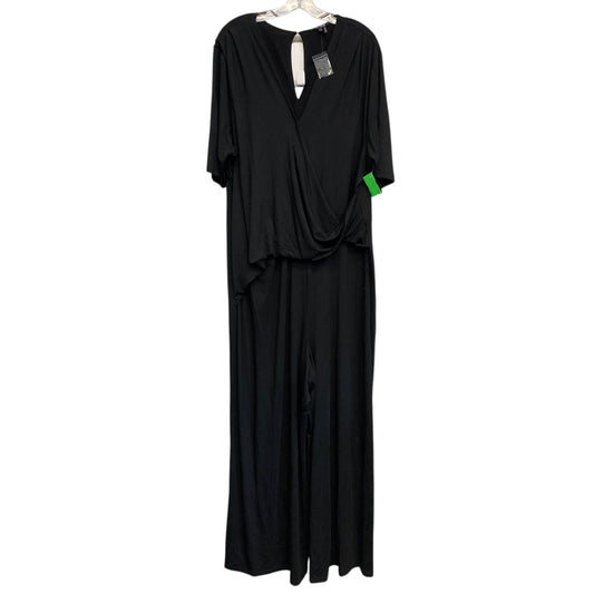 Jumpsuit By Nic + Zoe In Black, Size:3X