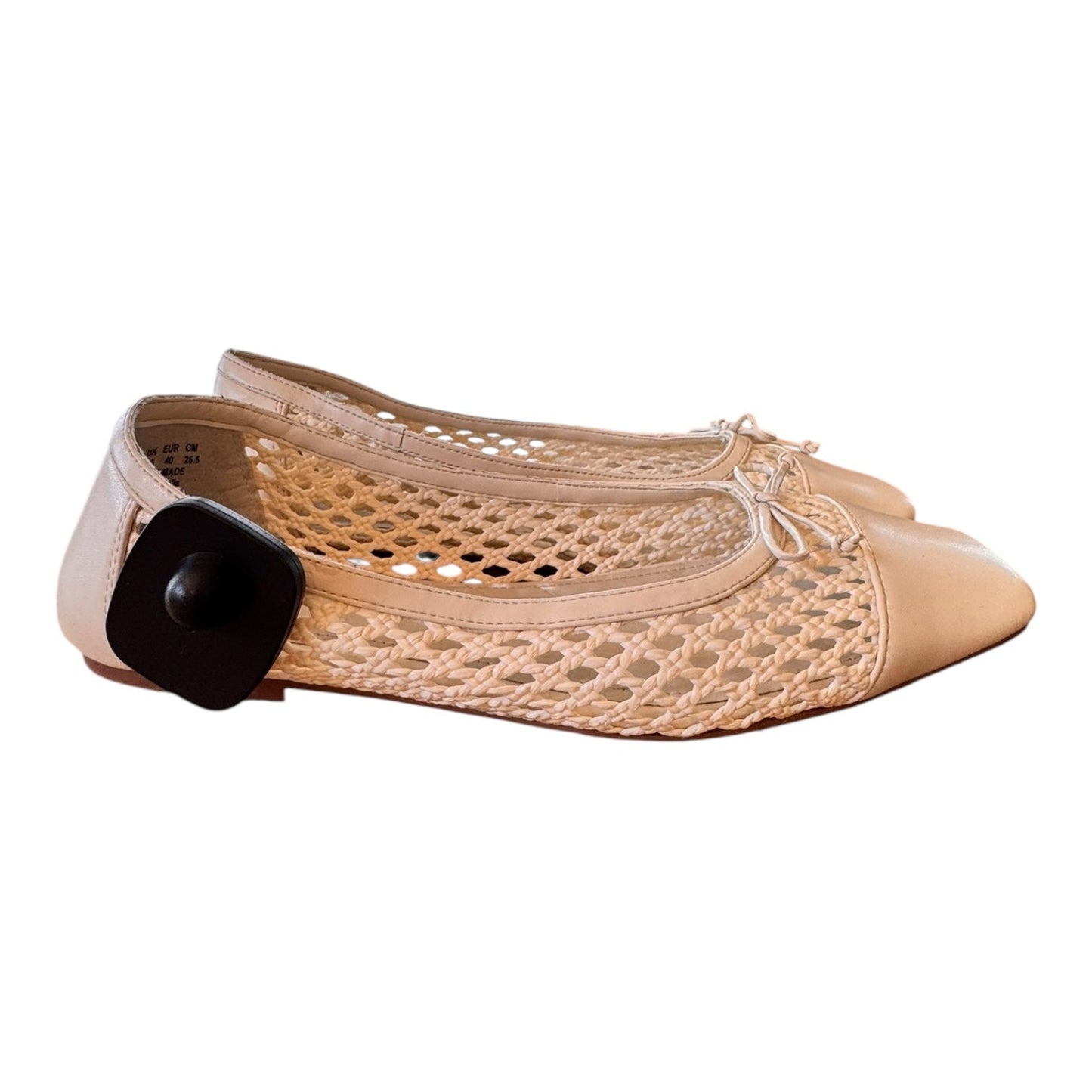 Shoes Flats By Franco Sarto In White, Size:9