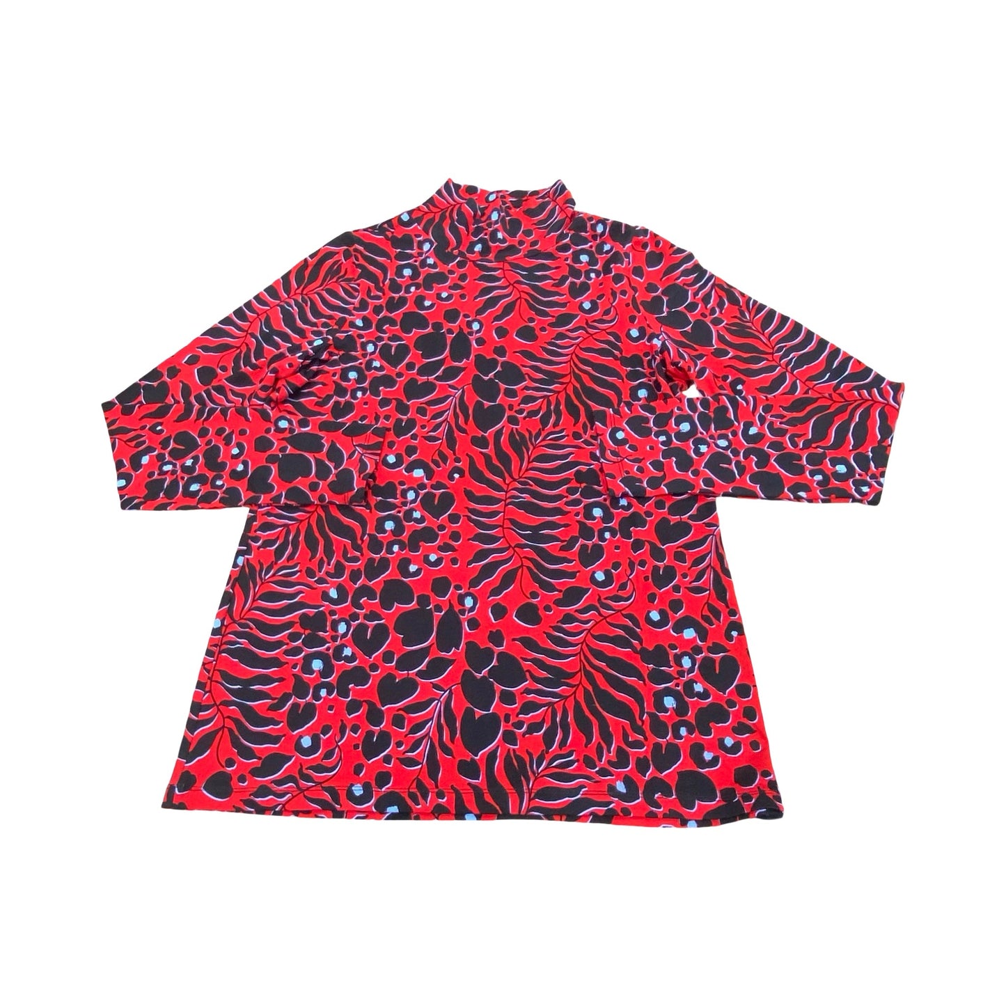 Top Ls By Chicos In Black & Red, Size:S
