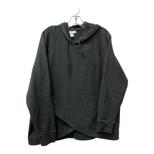 Mat Top Ls By Motherhood In Black, Size:2X