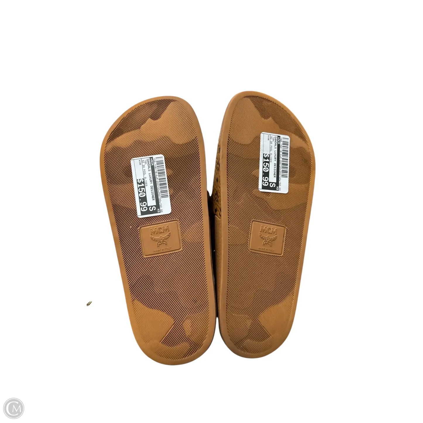 Sandals Luxury Designer By Mcm In Tan