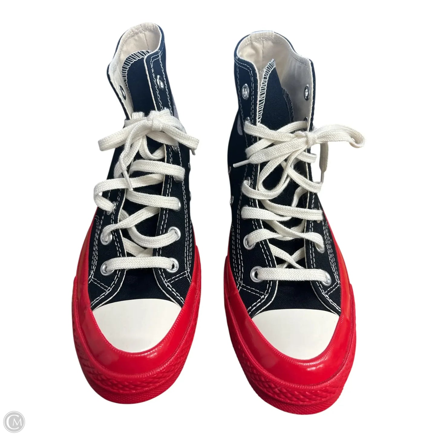 Shoes Sneakers By Converse In Black Red, Size: 8