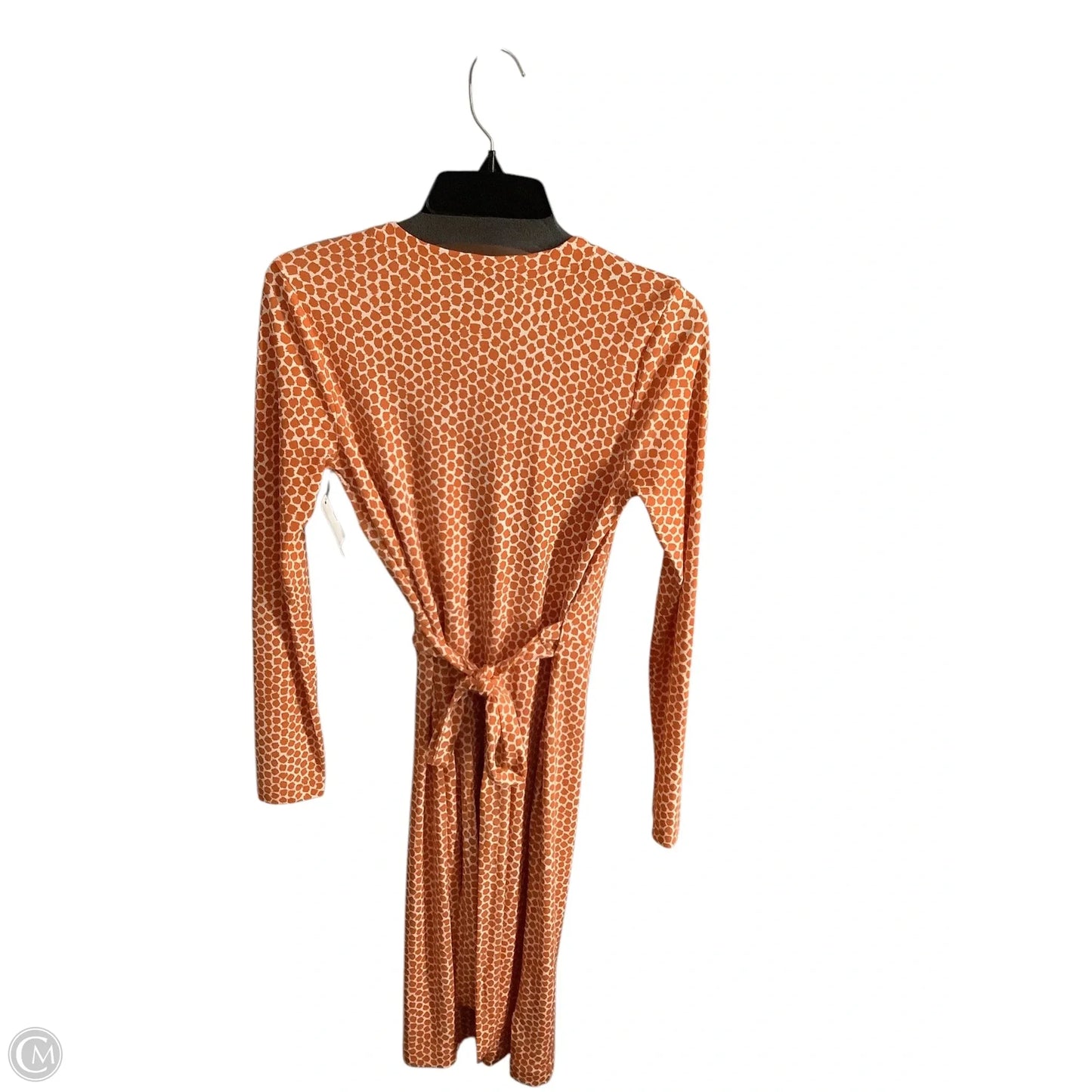 Dress Casual Midi By Ann Taylor In Orange, Size: 2