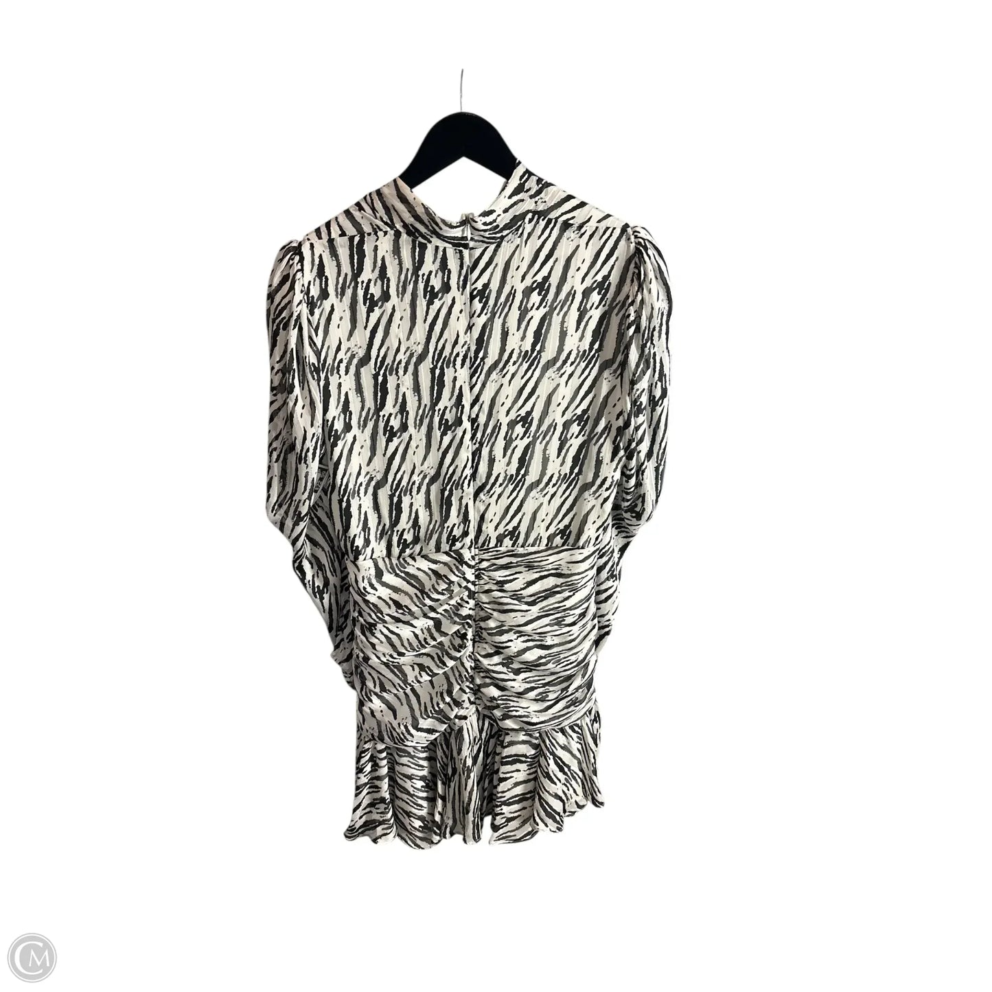 Dress Casual Midi By Bardot In Zebra Print, Size: 10