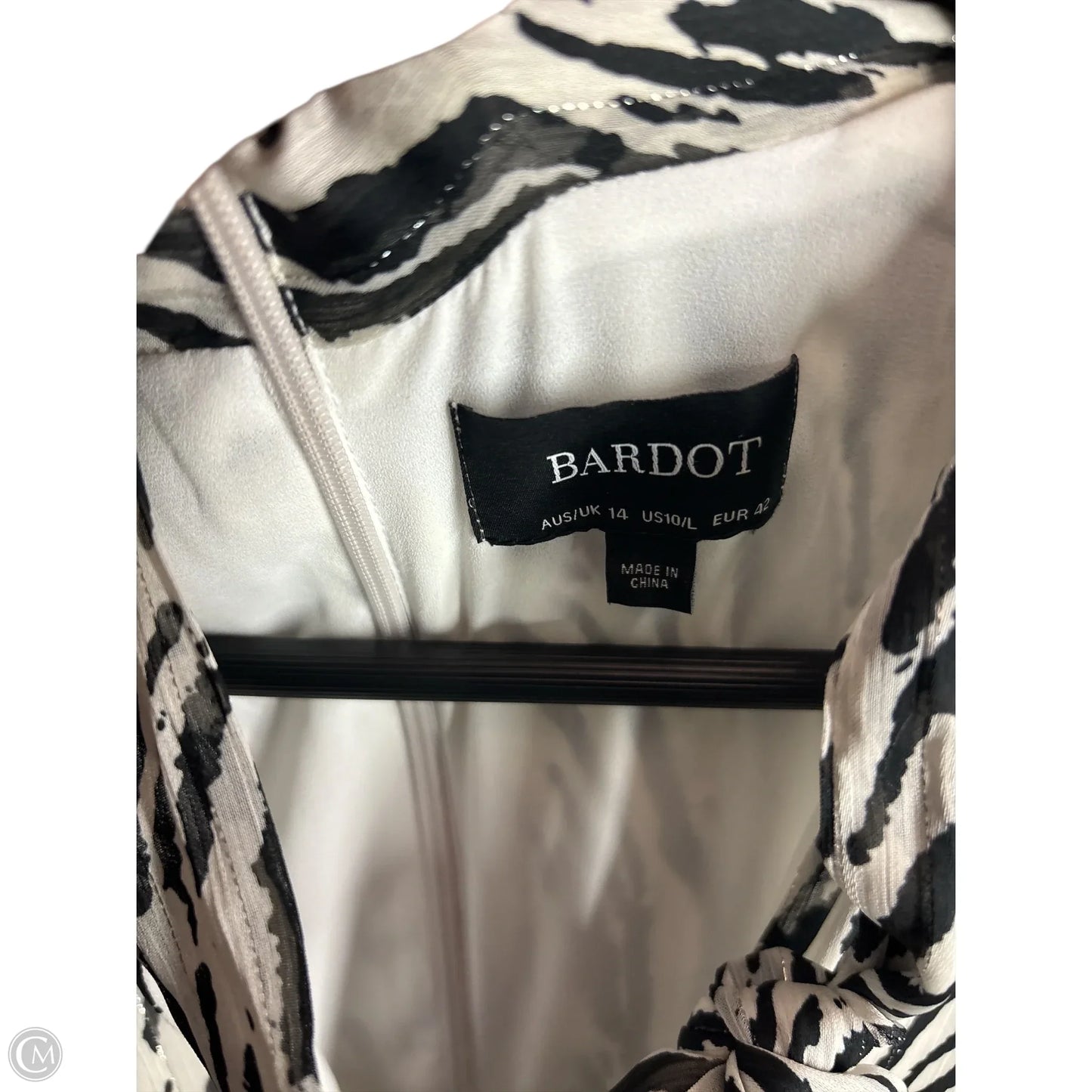 Dress Casual Midi By Bardot In Zebra Print, Size: 10