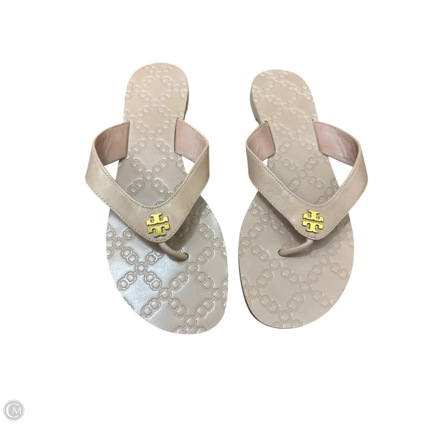 Sandals Designer By Tory Burch In Tan, Size: 10