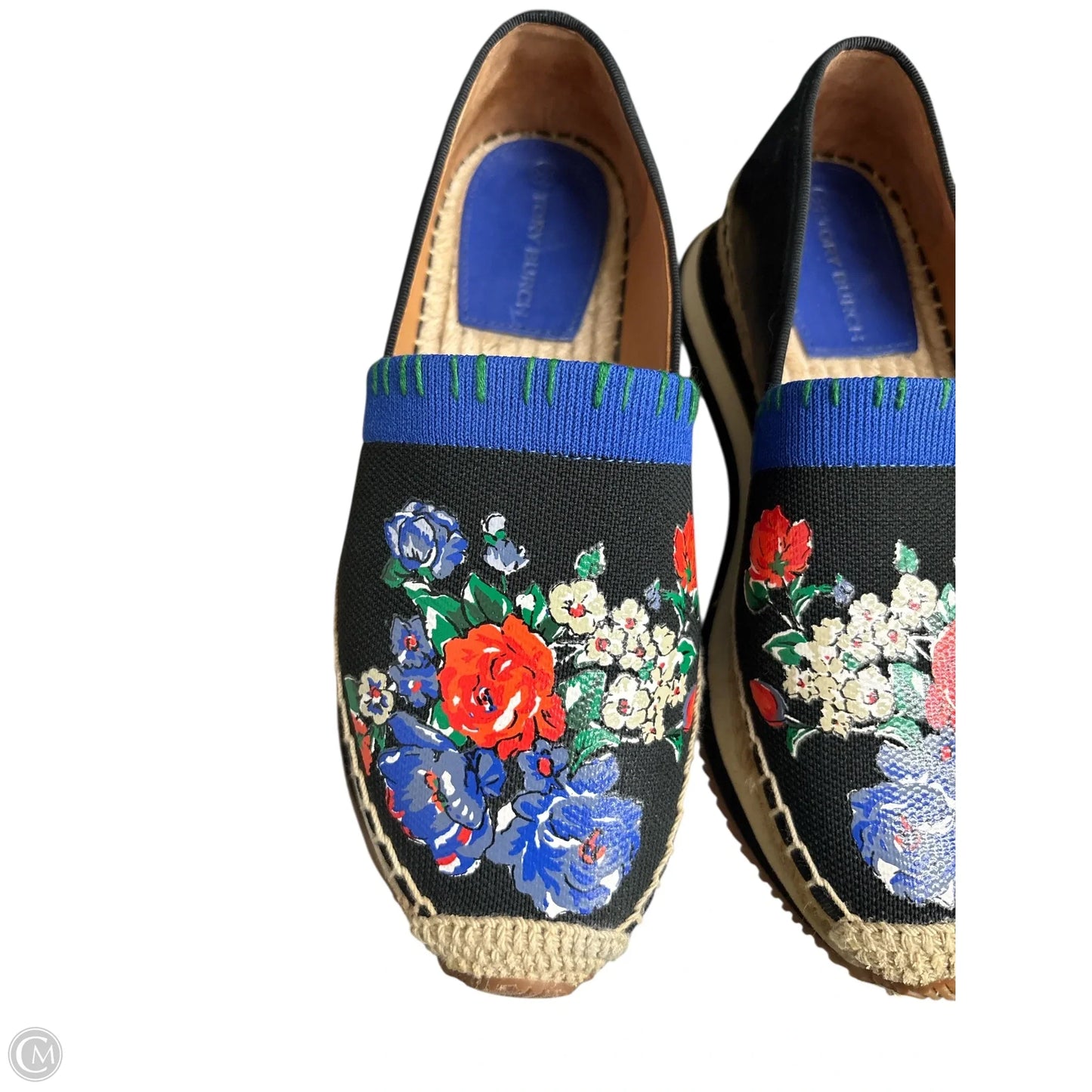 Shoes Designer By Tory Burch In Floral Print, Size: 7