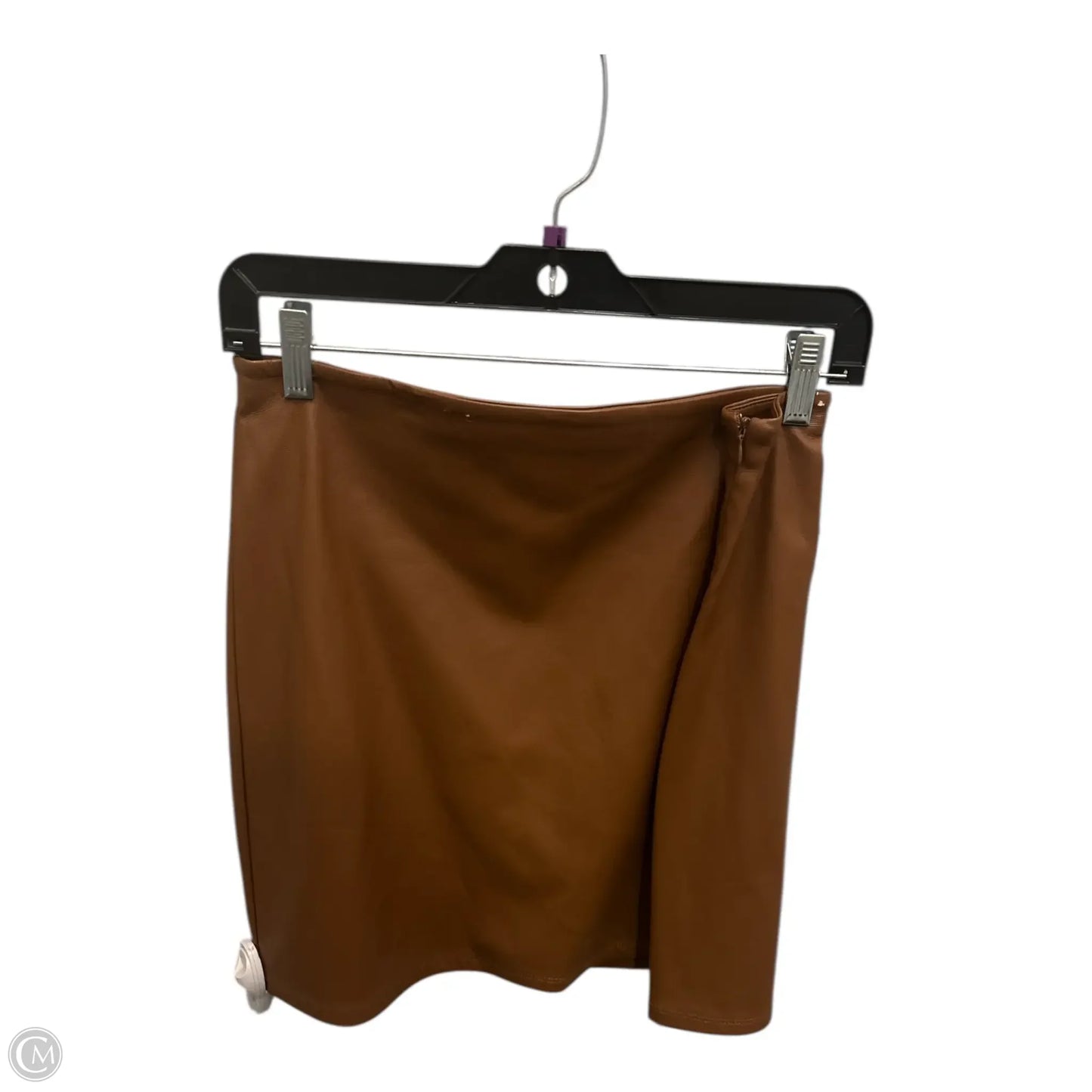 Skirt Mini & Short By Good American In Brown, Size: 14