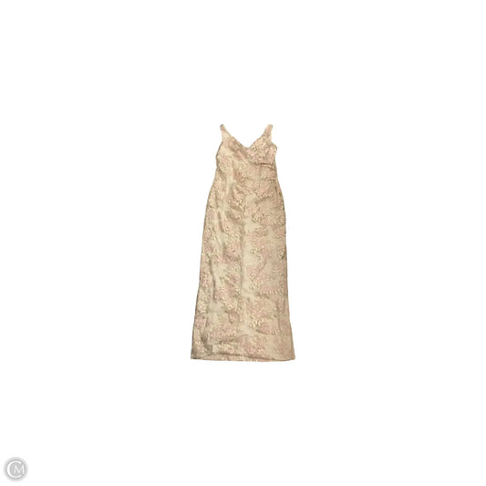 Dress Casual Maxi By Lauren By Ralph Lauren In Taupe, Size: 10