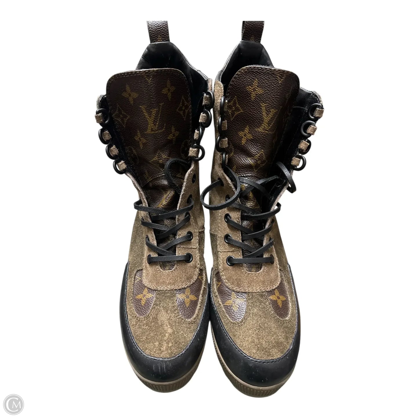 Boots Luxury Designer By Louis Vuitton In Brown