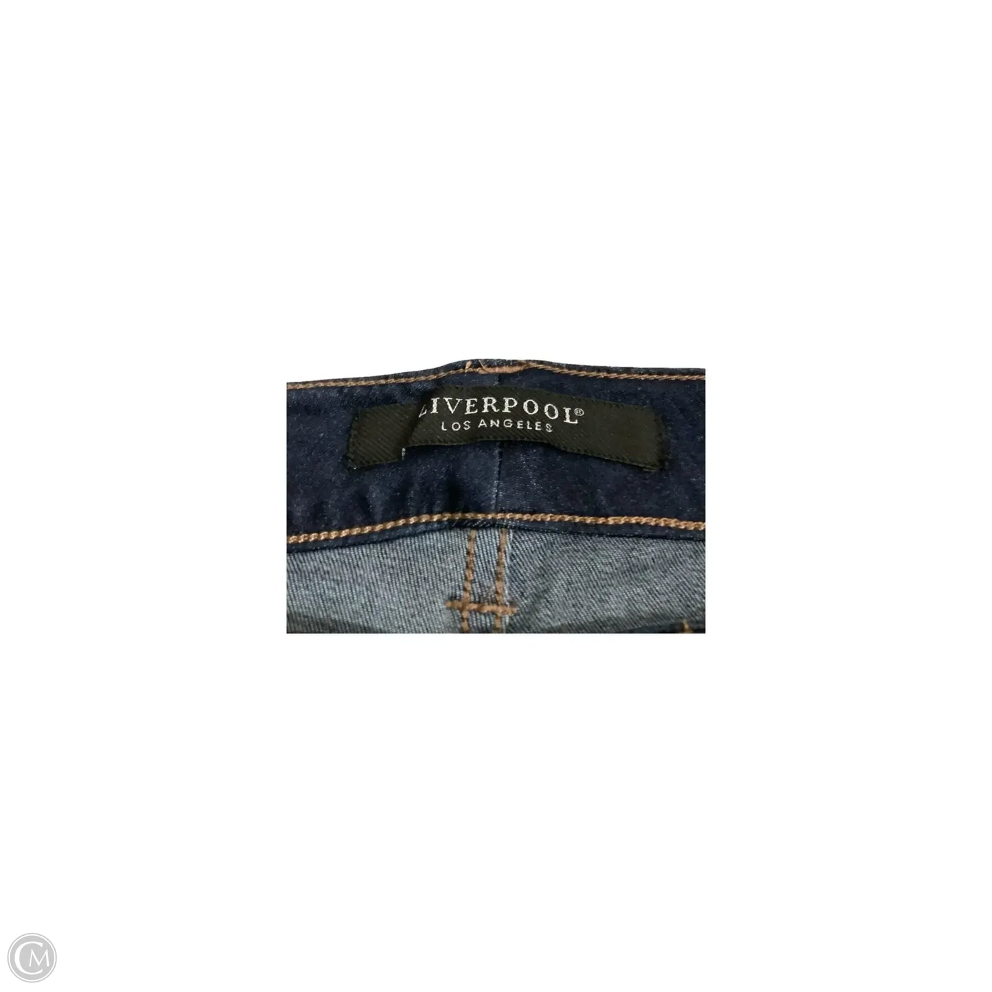 Jeans Wide Leg By Liverpool In Blue, Size: 14