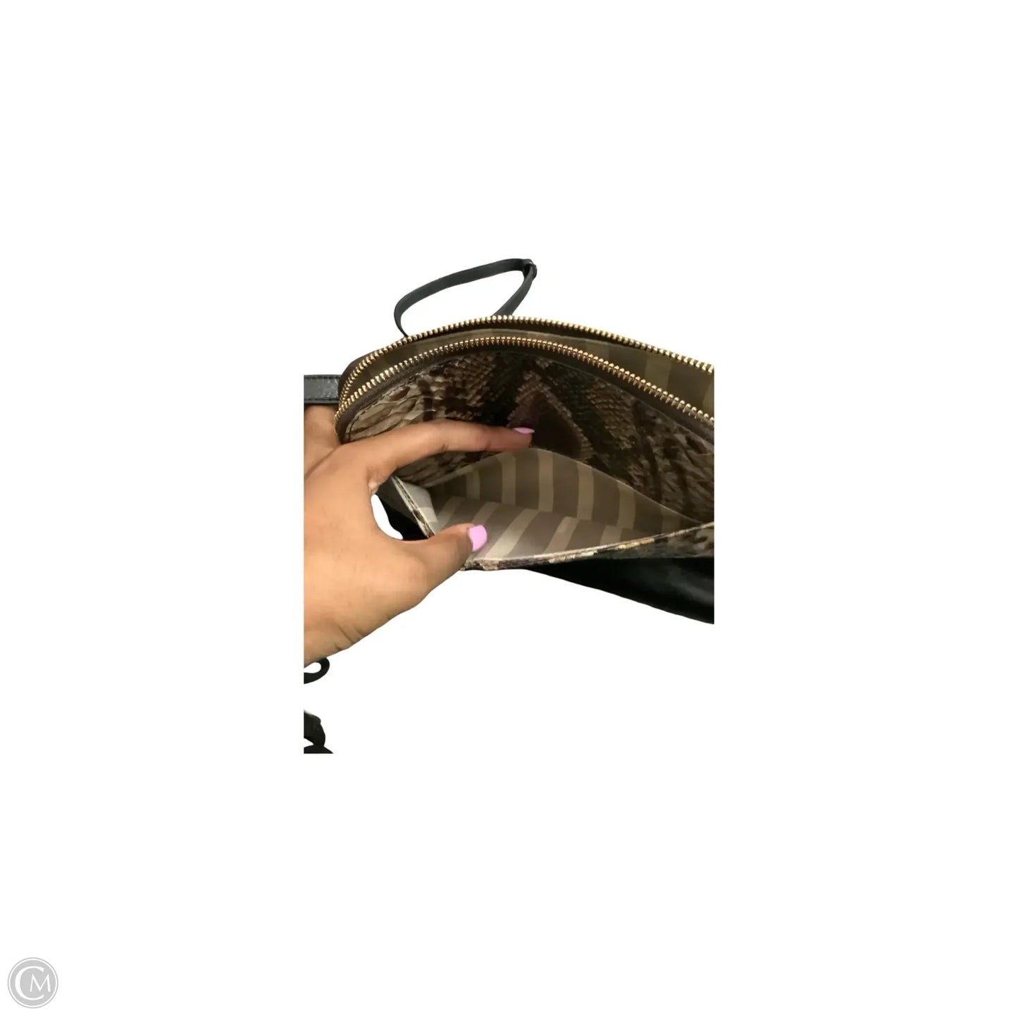 Handbag Designer By Brahmin, Size: Small