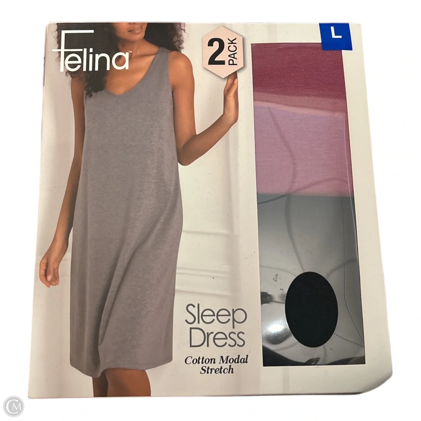 Nightgown By Clothes Mentor In Multi-colored, Size: L