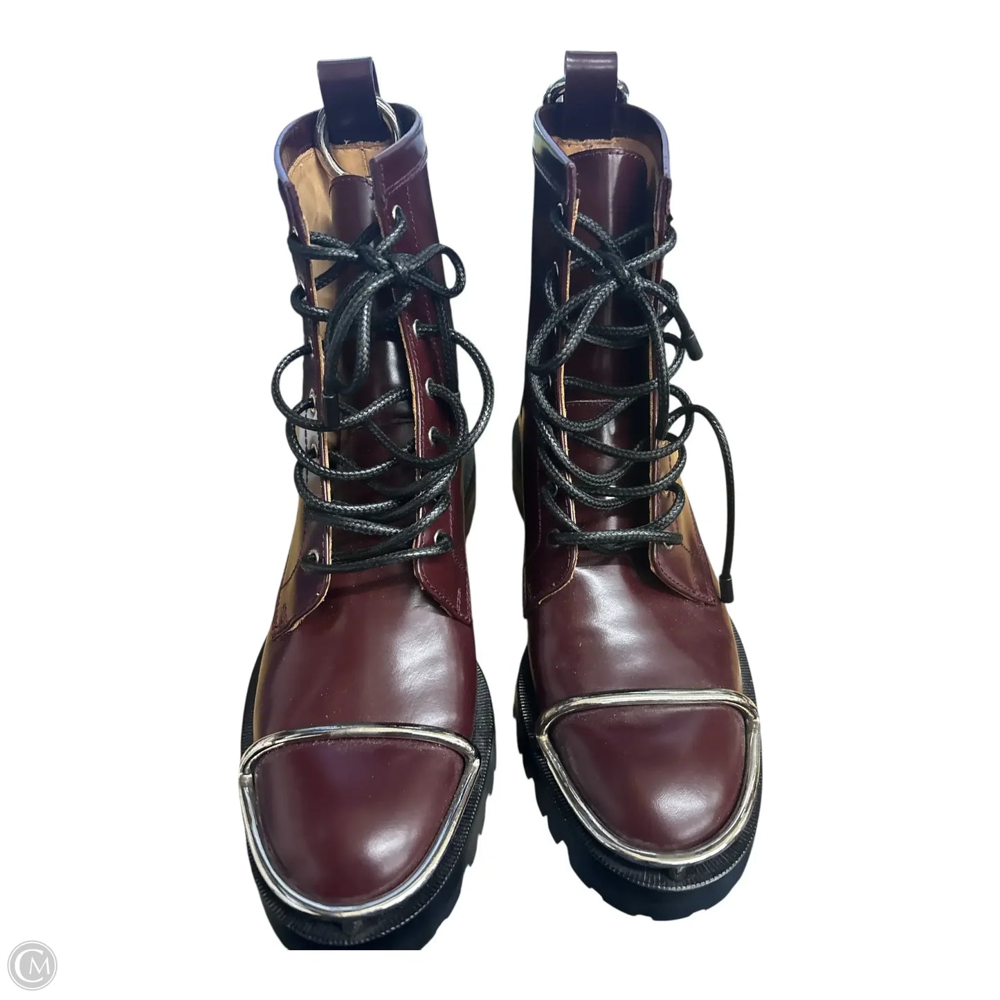 Boots Luxury Designer By Alexander Wang In Maroon