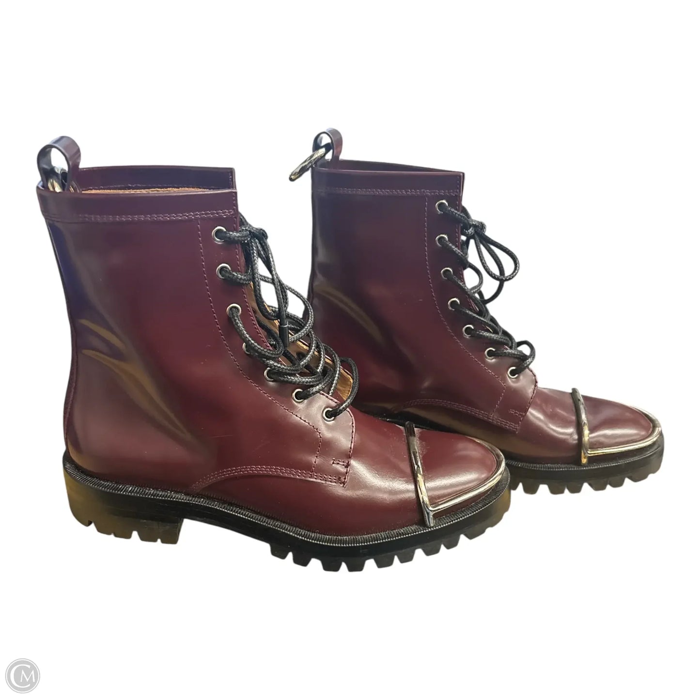 Boots Luxury Designer By Alexander Wang In Maroon