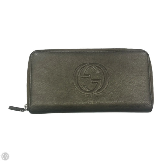 Wallet Luxury Designer By Gucci, Size: Large