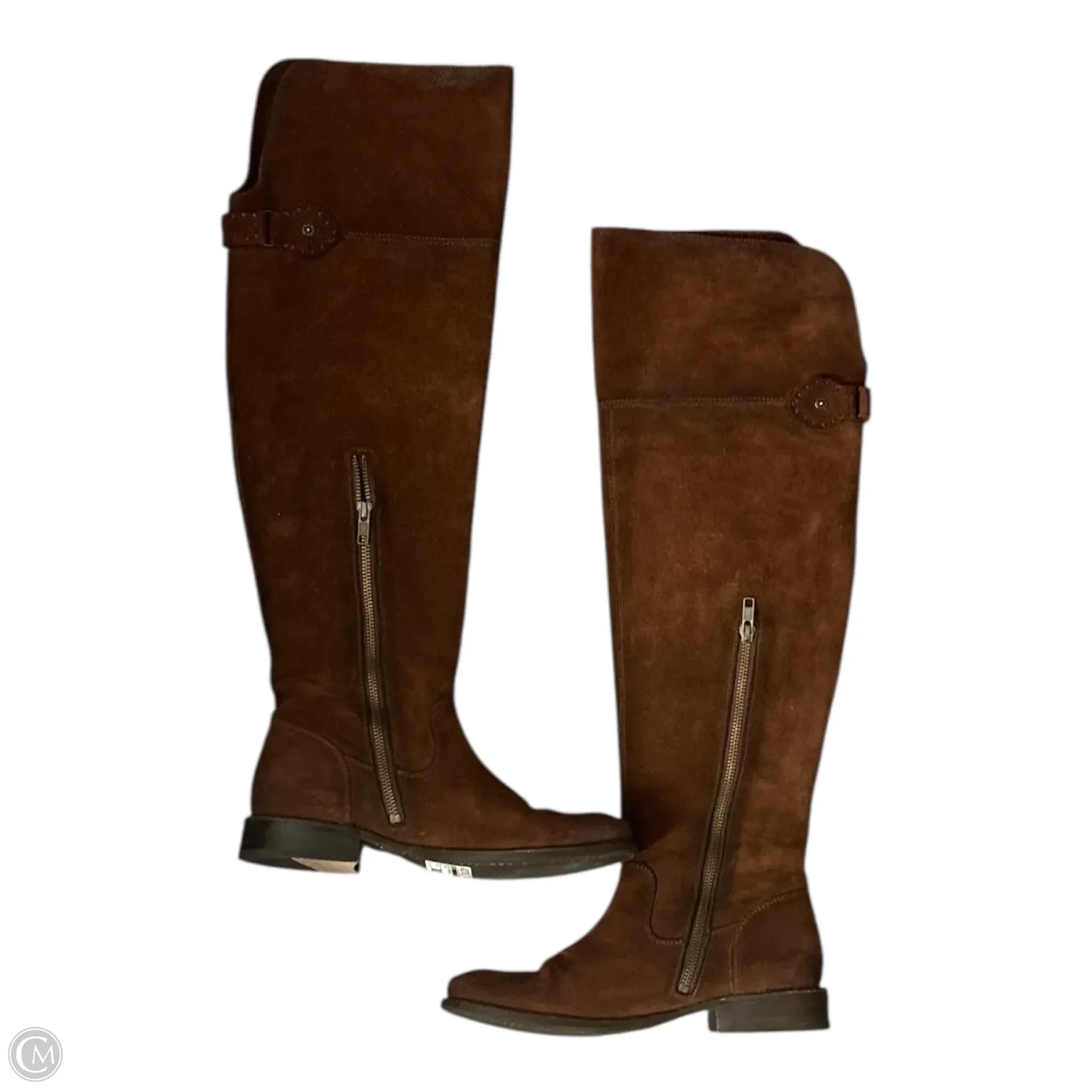 Boots Designer By Frye In Brown, Size: 8