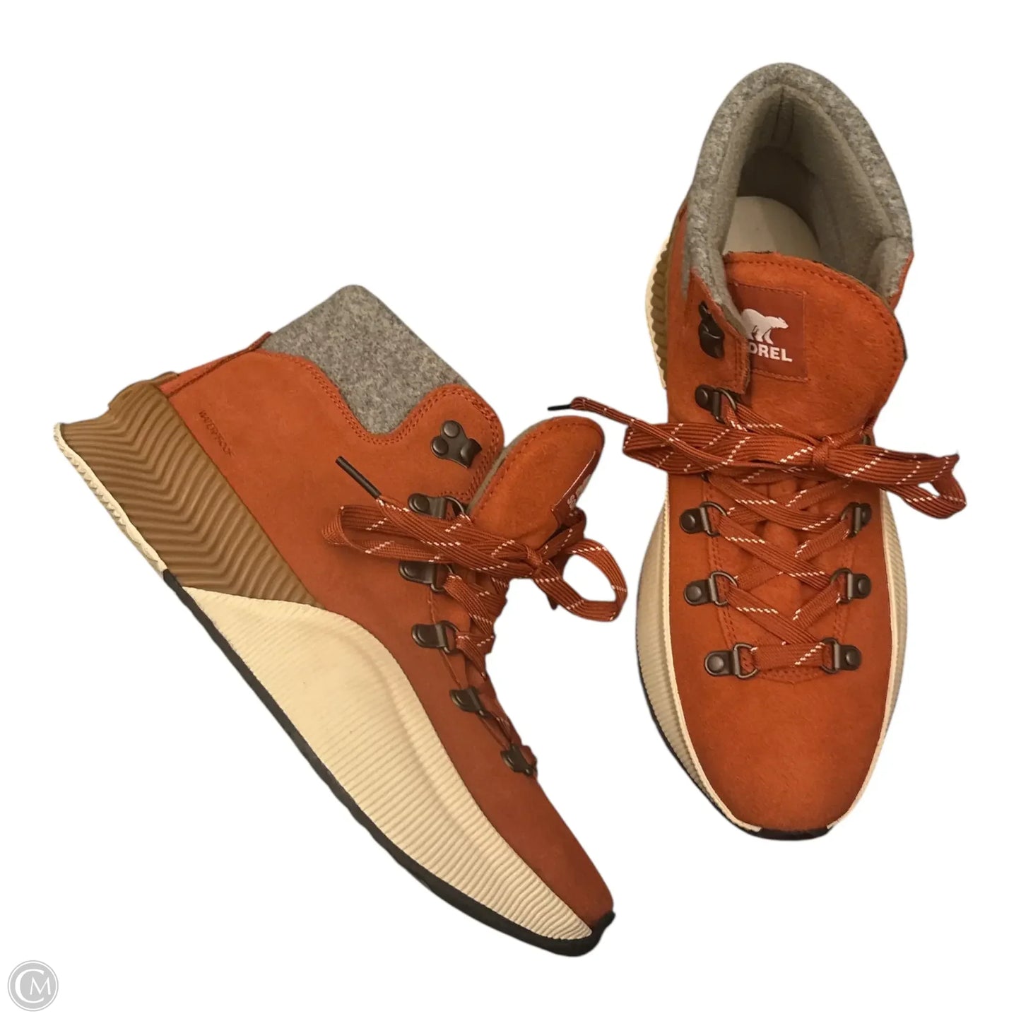 Boots Ankle Flats By Sorel In Orange, Size: 10