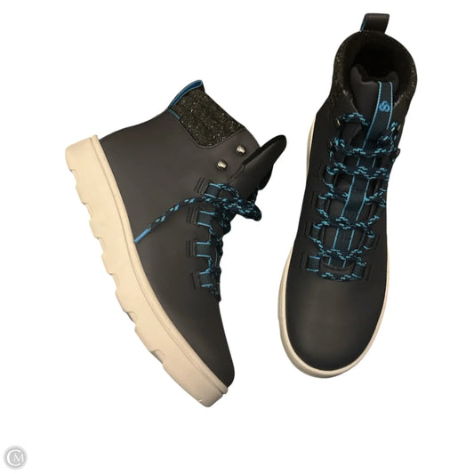 Boots Ankle Heels By Clarks In Blue, Size: 10