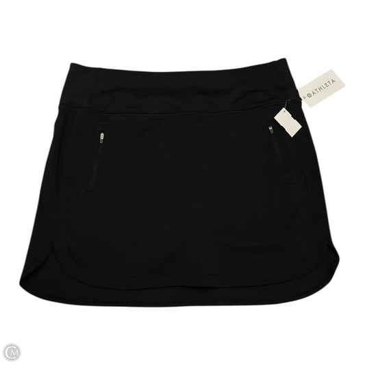 Athletic Skort By Athleta In Black, Size: 2x