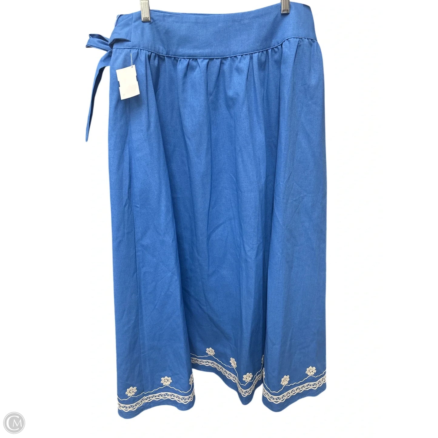 Skirt Set 2pc By Mable In Blue, Size: L