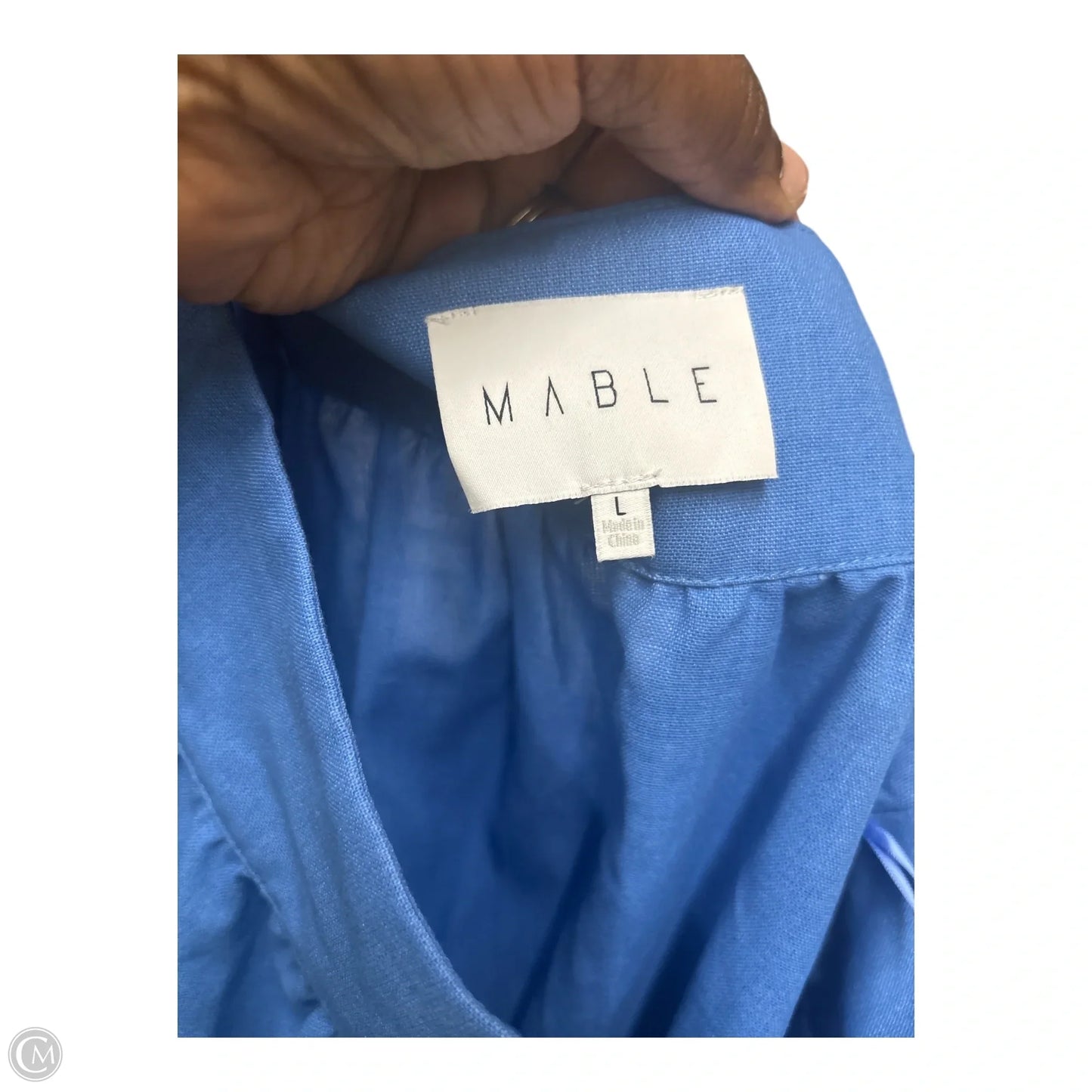 Skirt Set 2pc By Mable In Blue, Size: L