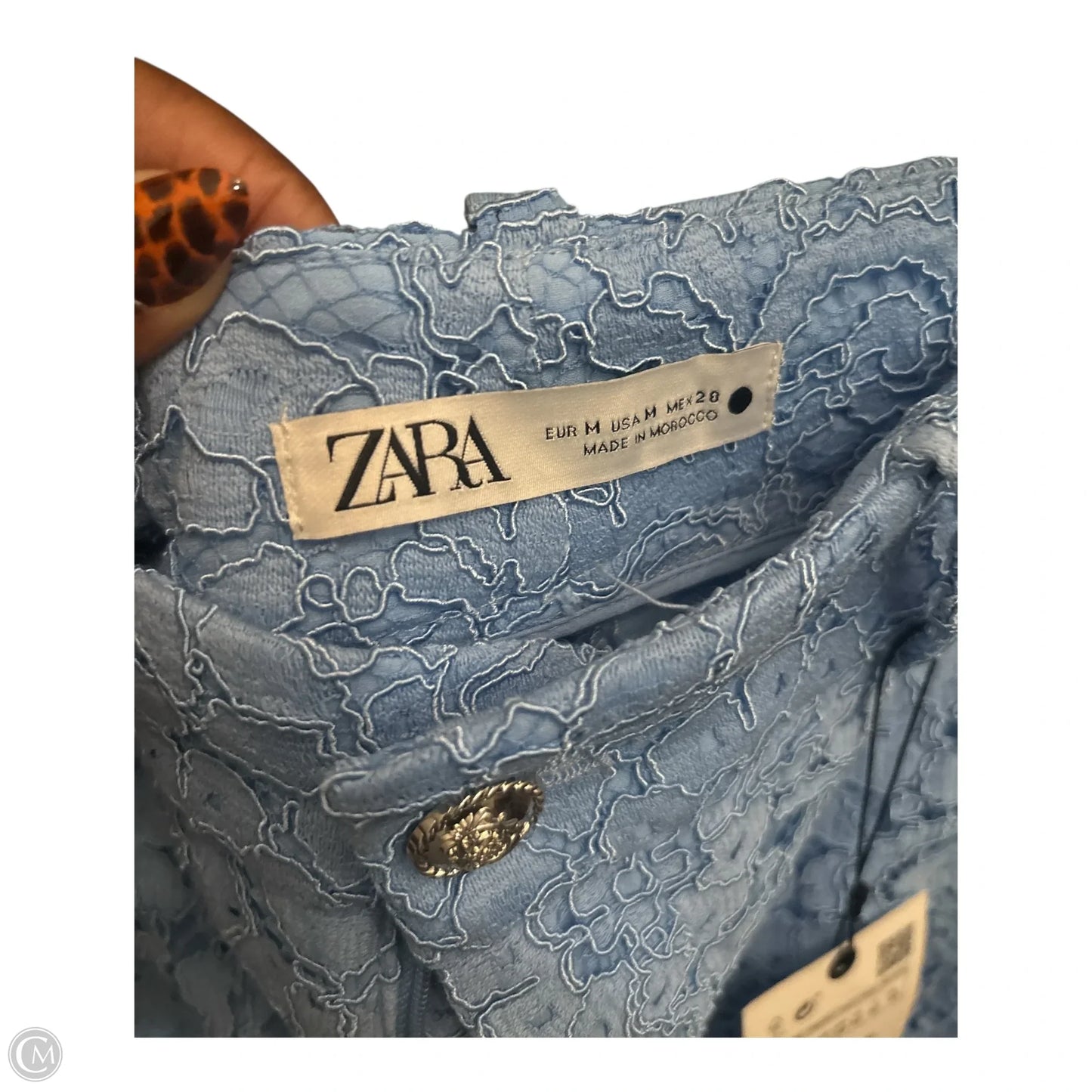 Pants Dress By Zara In Blue, Size: M