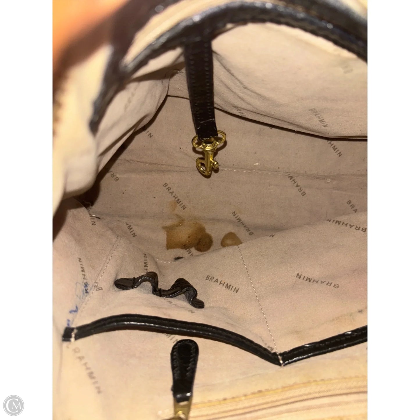 Handbag Designer By Brahmin, Size: Medium