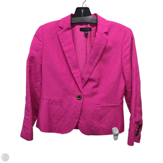 Blazer By Ann Taylor In Pink, Size: 0p