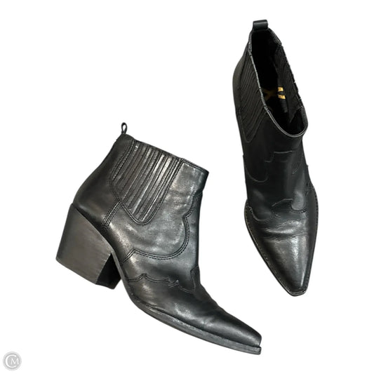 Boots Ankle Heels By Sam Edelman In Black, Size: 8