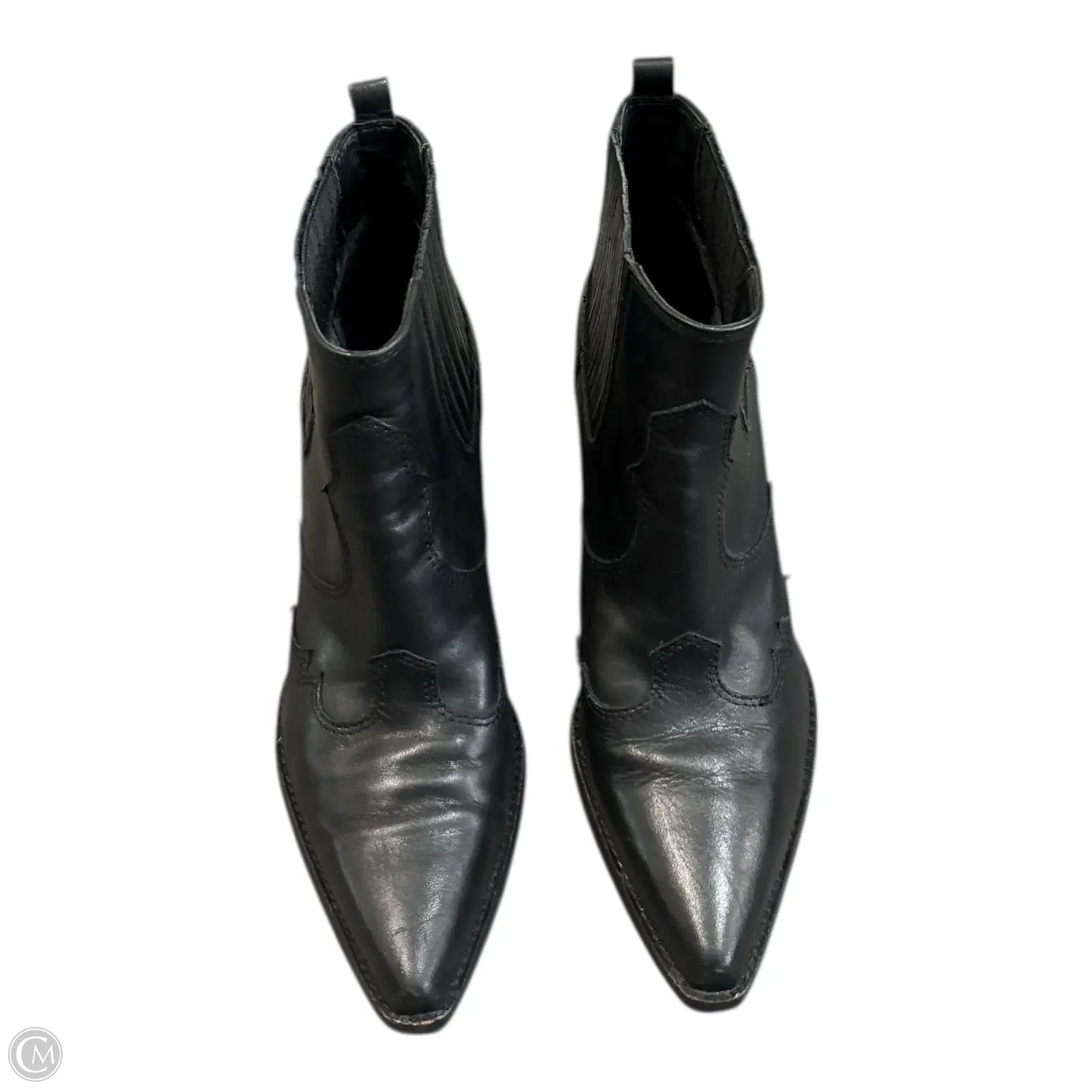 Boots Ankle Heels By Sam Edelman In Black, Size: 8