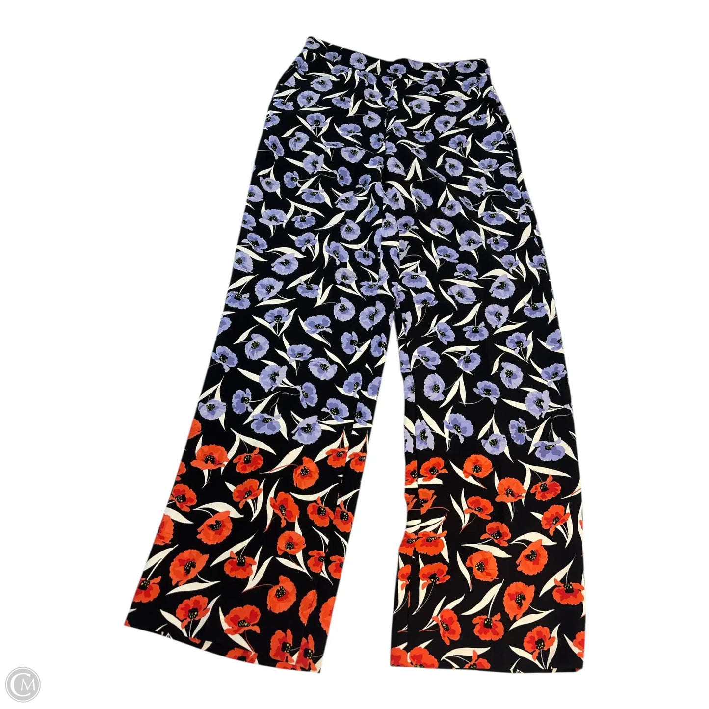 Pants Dress By Ann Taylor In Black & Blue, Size: 2