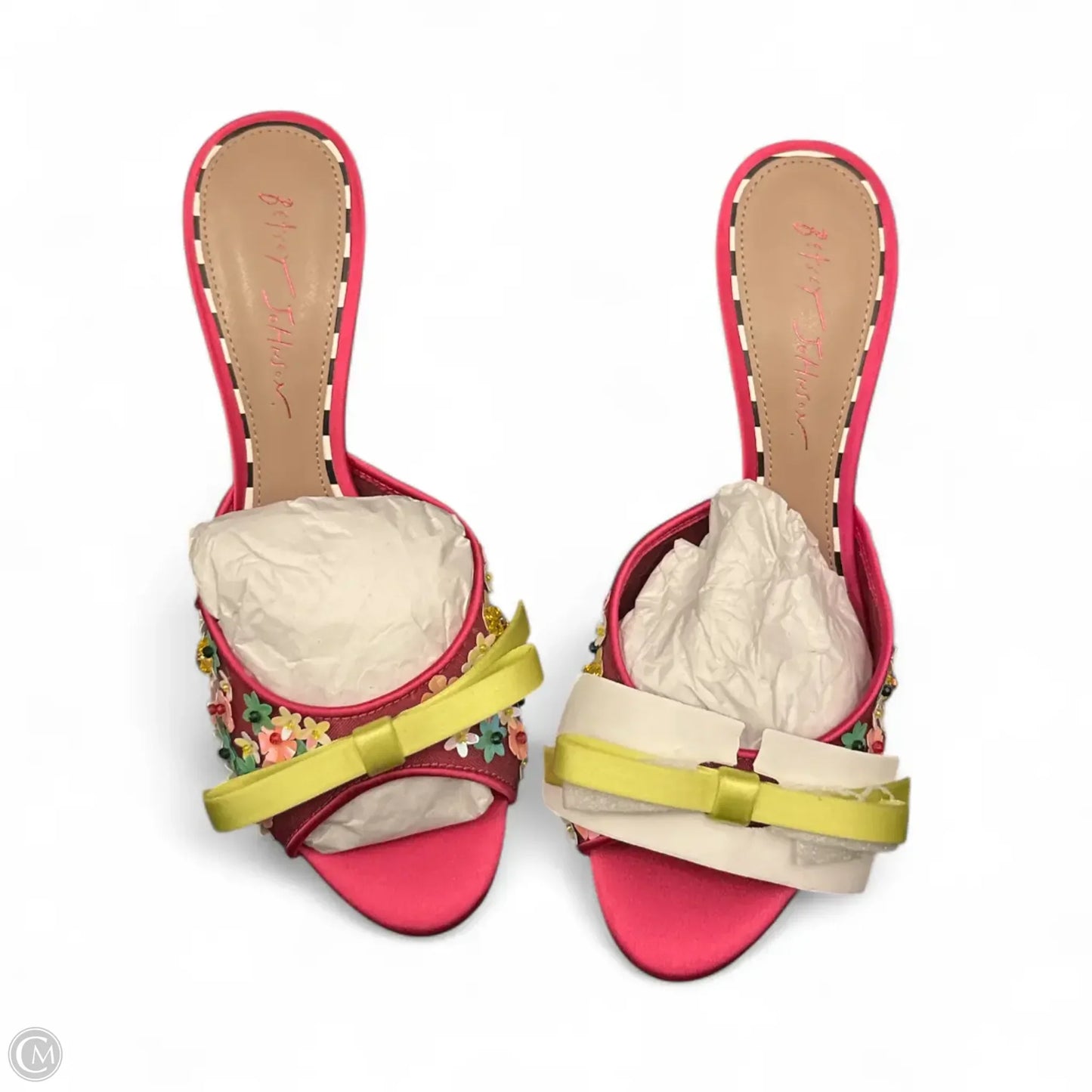 Shoes Heels Stiletto By Betsey Johnson In Floral Print, Size: 9.5