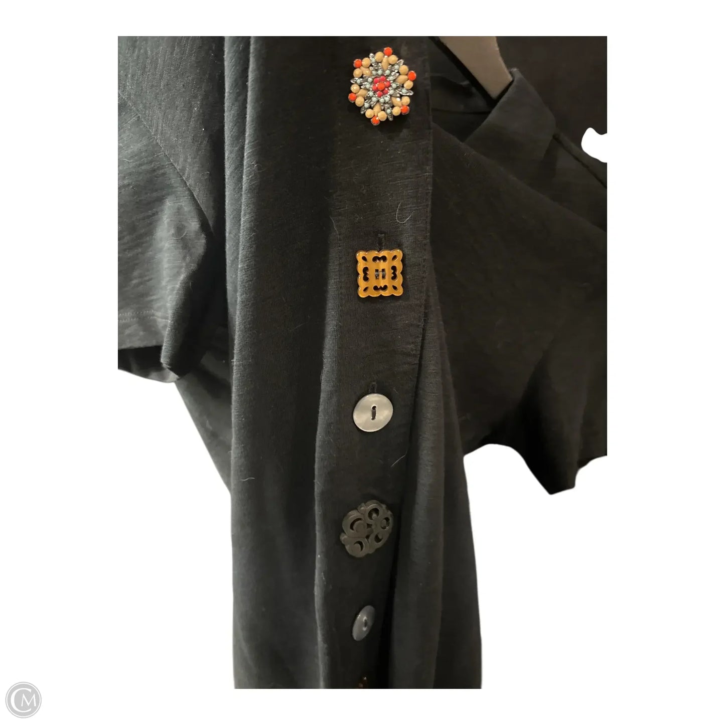 Dress Casual Short By Soft Surroundings In Black, Size: Mp