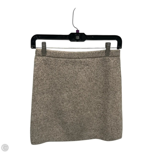 Skirt Mini & Short By Zara In Taupe, Size: S