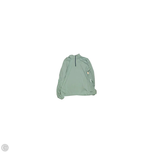 Athletic Top Long Sleeve Collar By Orvis In Blue, Size: Xl