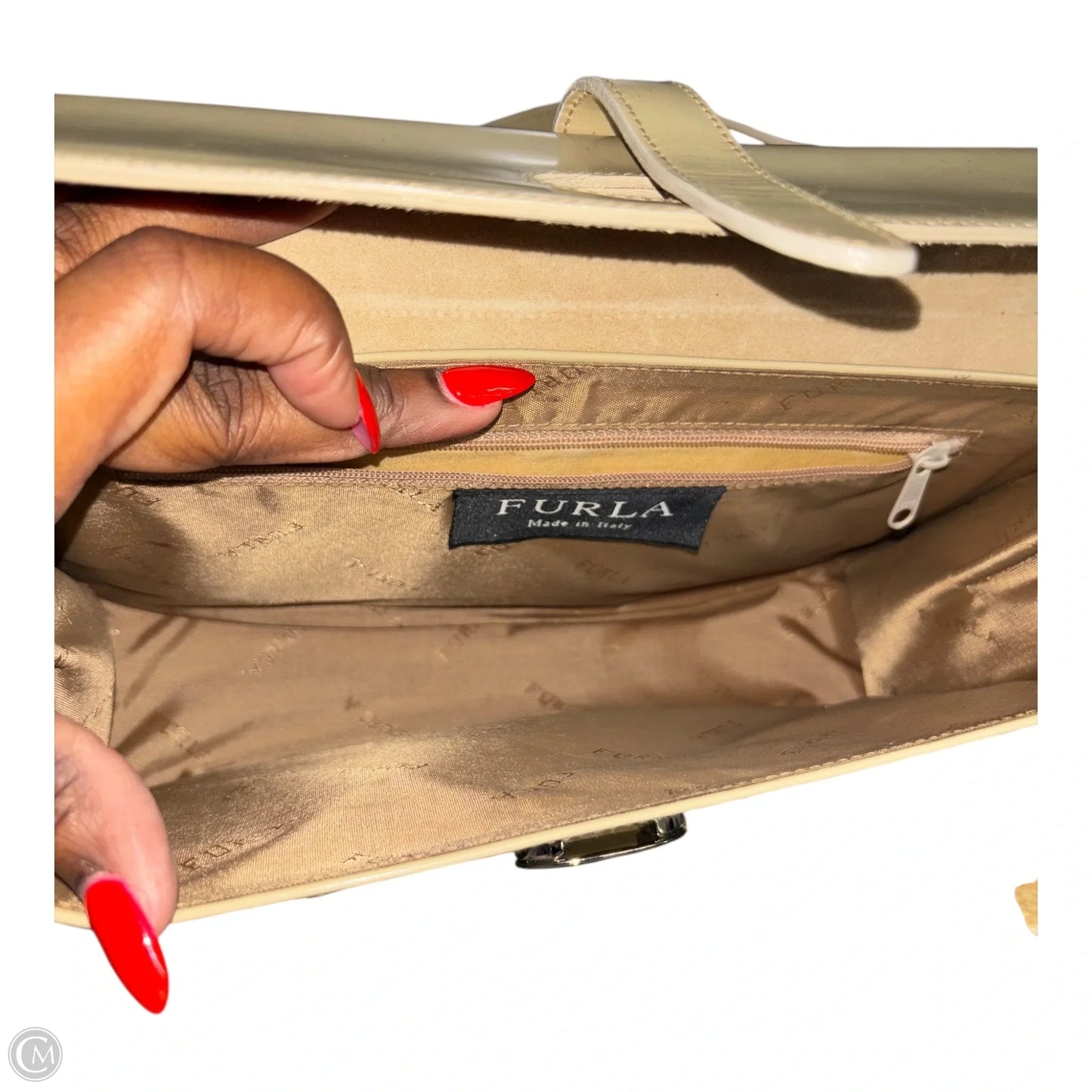 Handbag Luxury Designer By Furla, Size: Medium