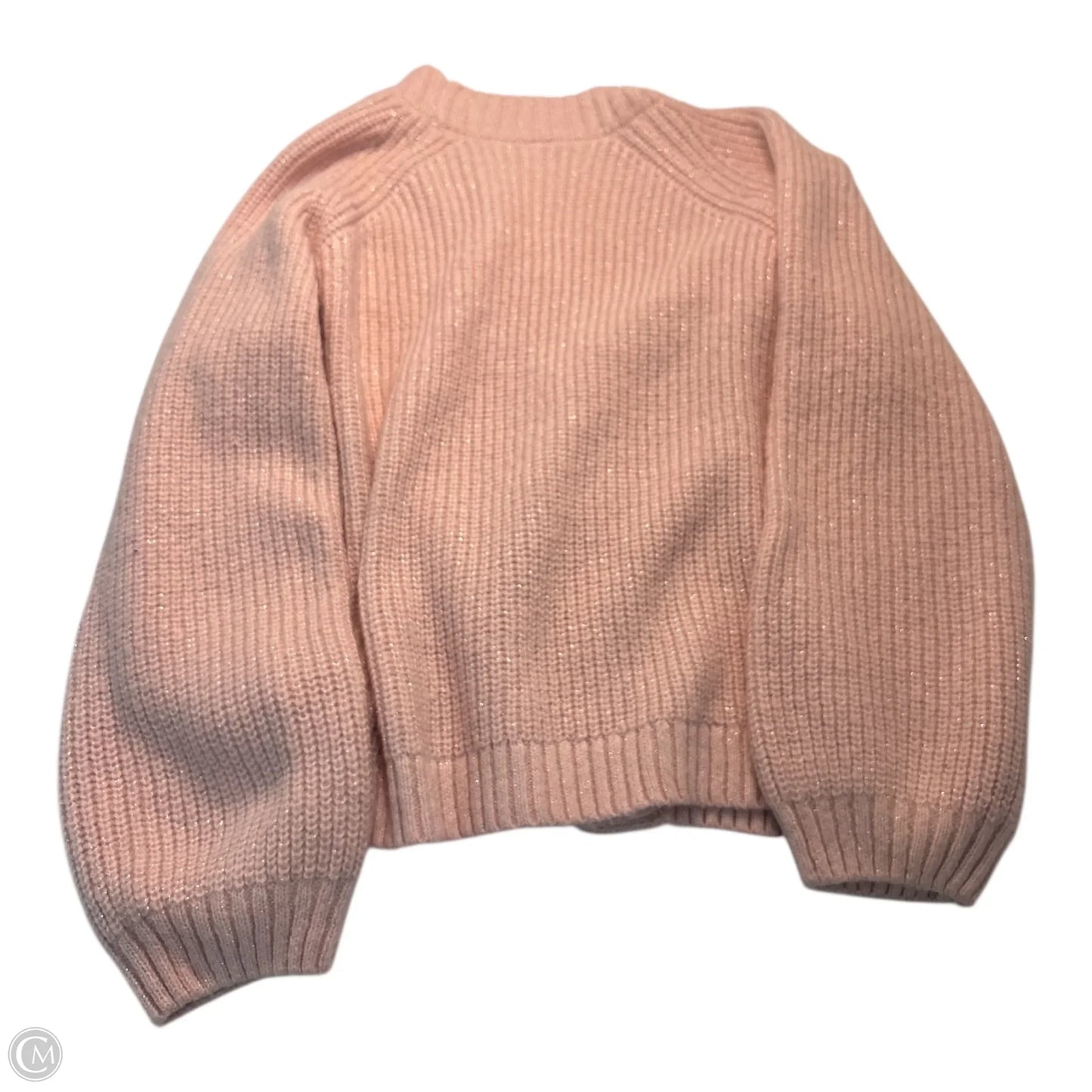 Sweater Cardigan By Cacique In Pink, Size: 14