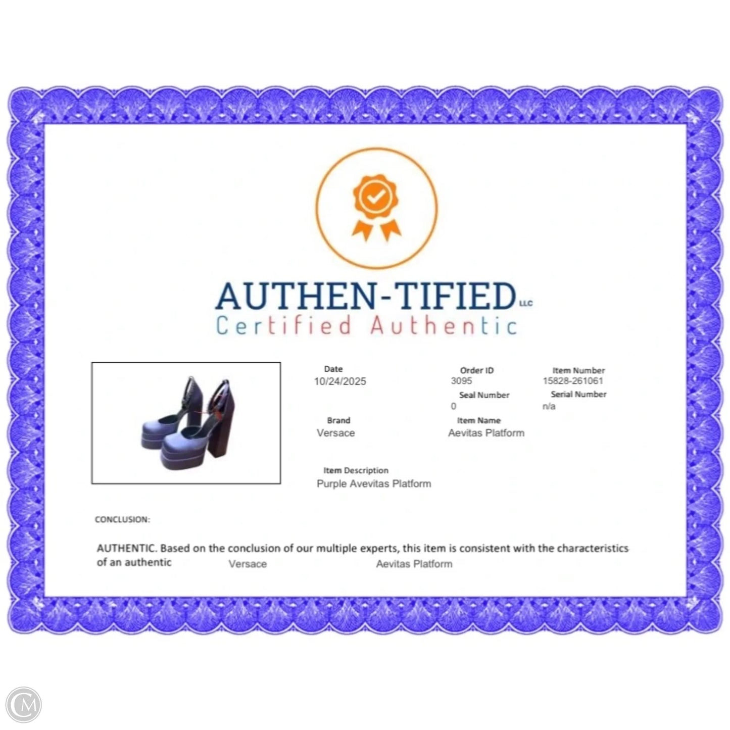 Shoes Luxury Designer By Versace In Purple