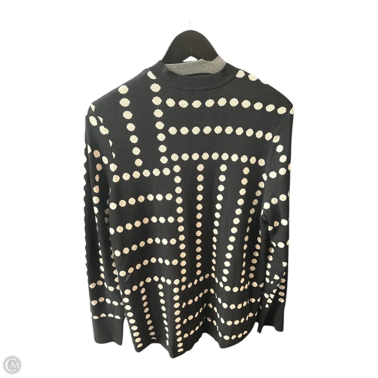 Cardigan By Chicos In Polkadot Pattern, Size: L