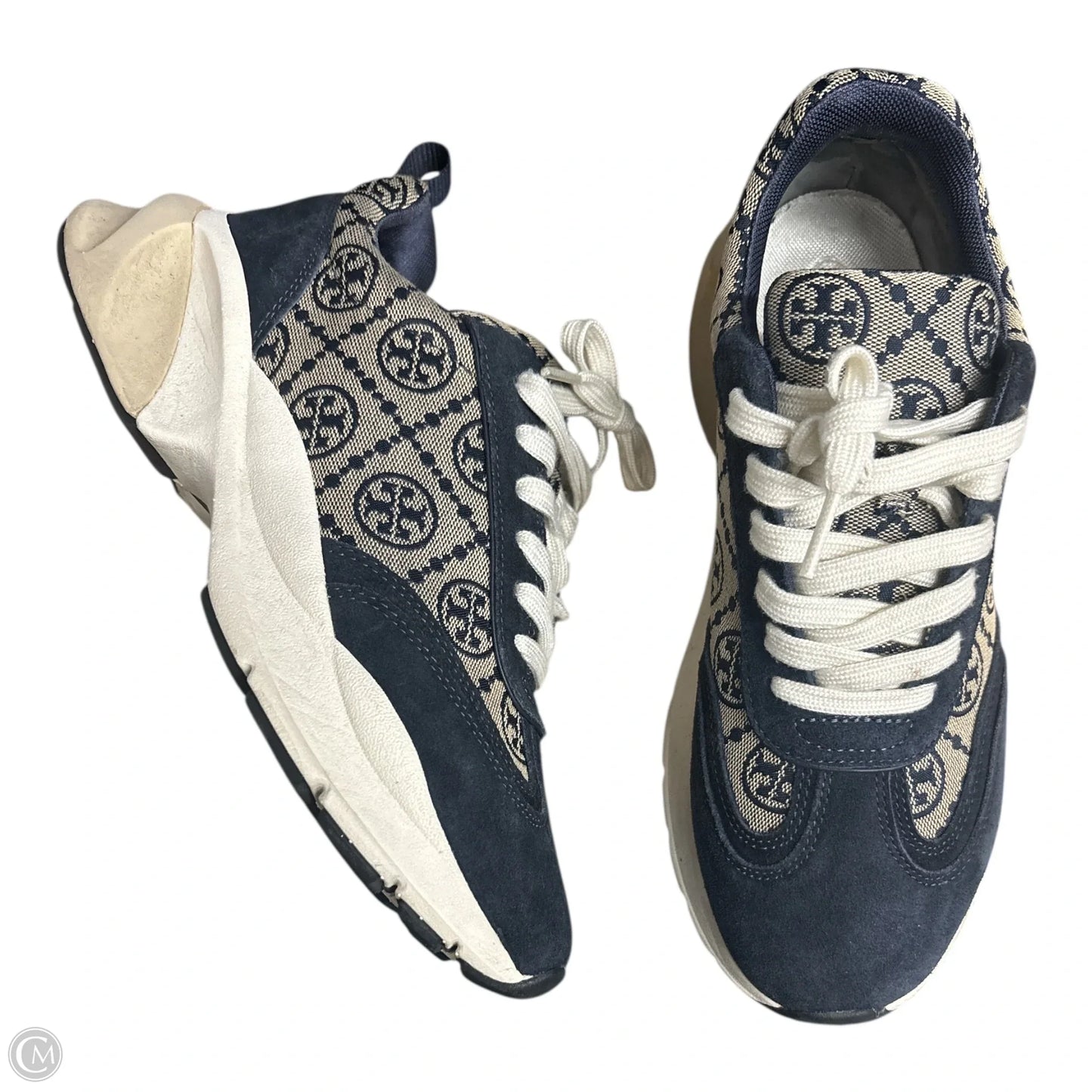 Shoes Designer By Tory Burch In Blue, Size: 8