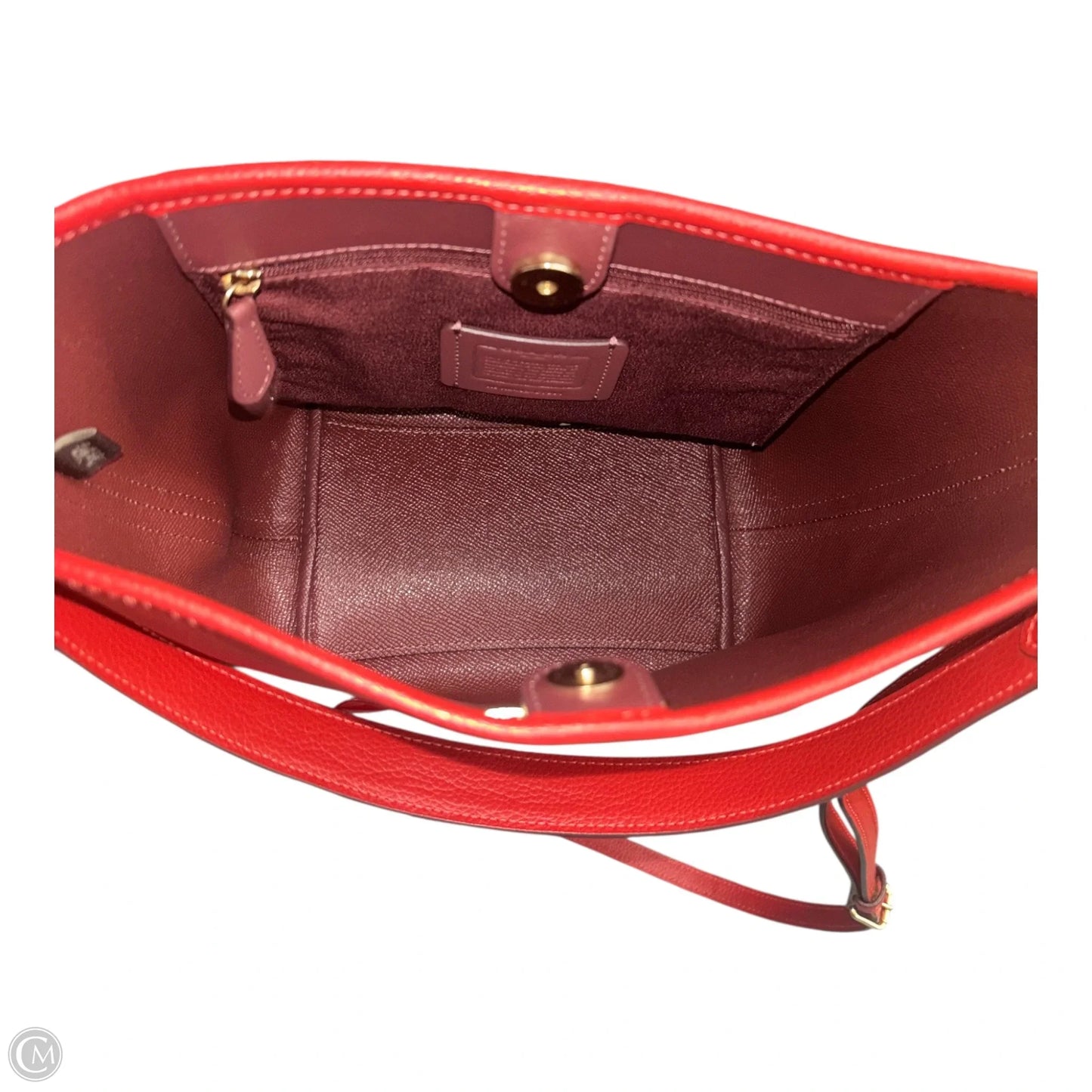 Handbag Designer By Coach, Size: Medium