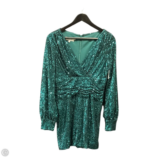 Dress Party Midi By Clothes Mentor In Green, Size: 12