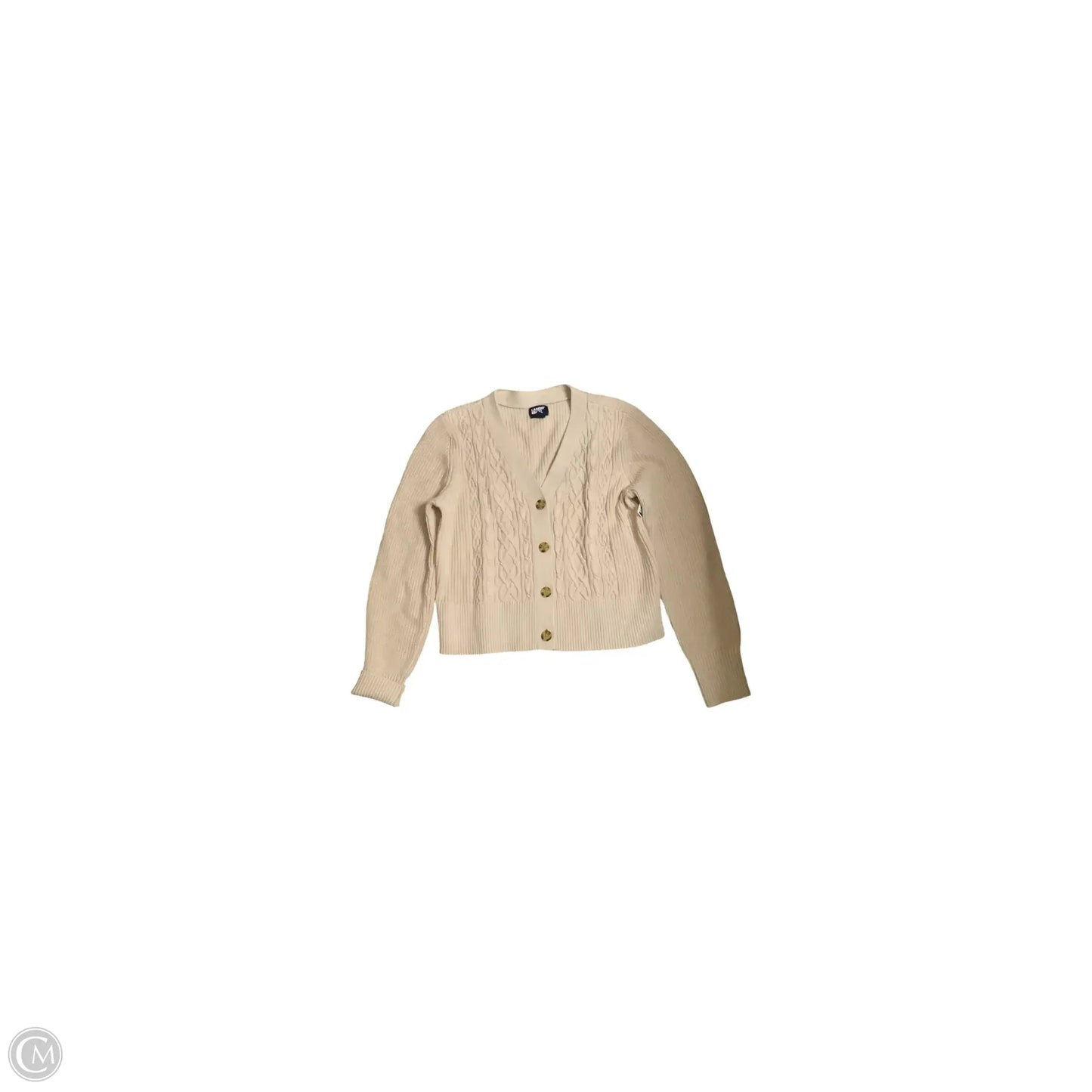 Sweater 2pc By Lands End In Tan, Size: M