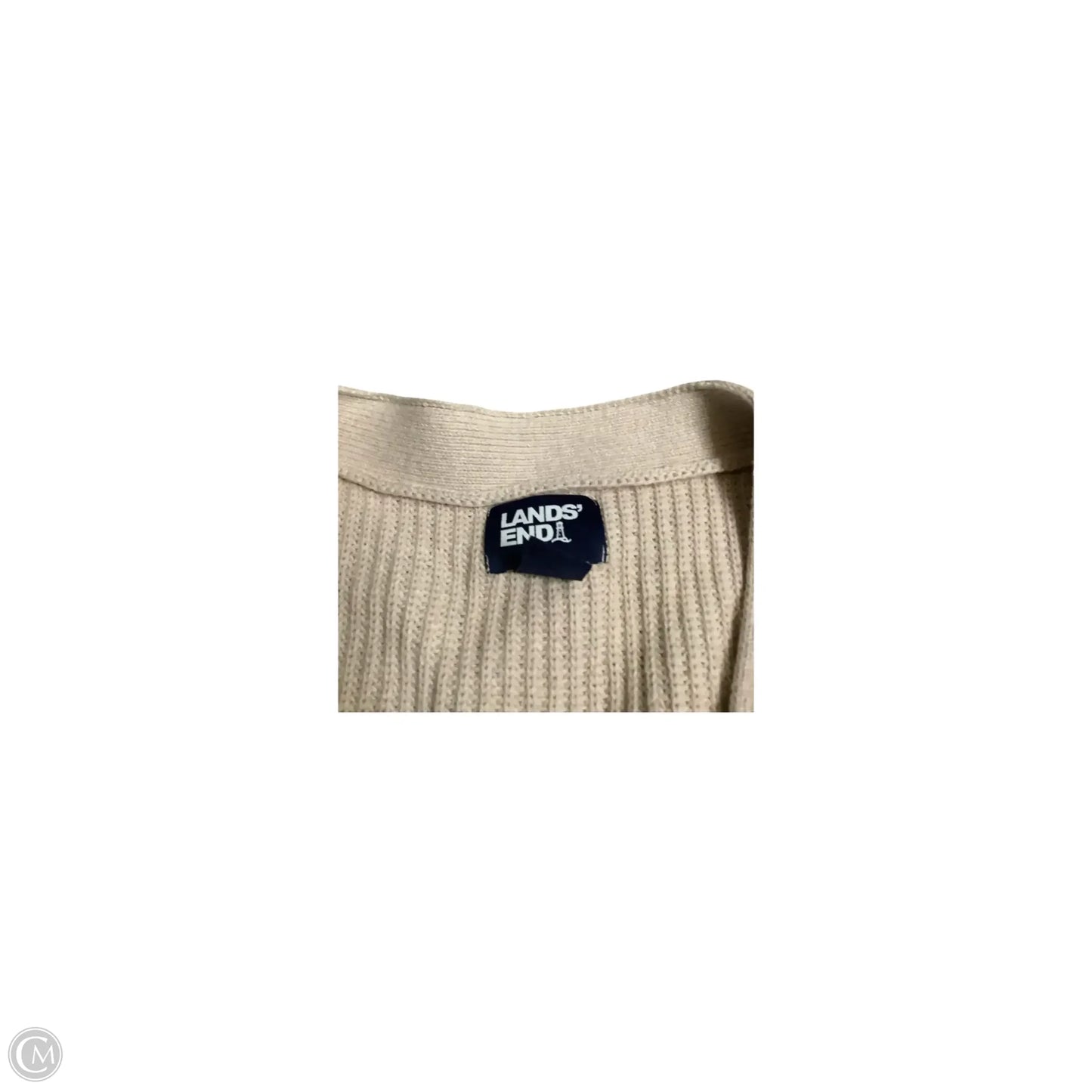 Sweater 2pc By Lands End In Tan, Size: M