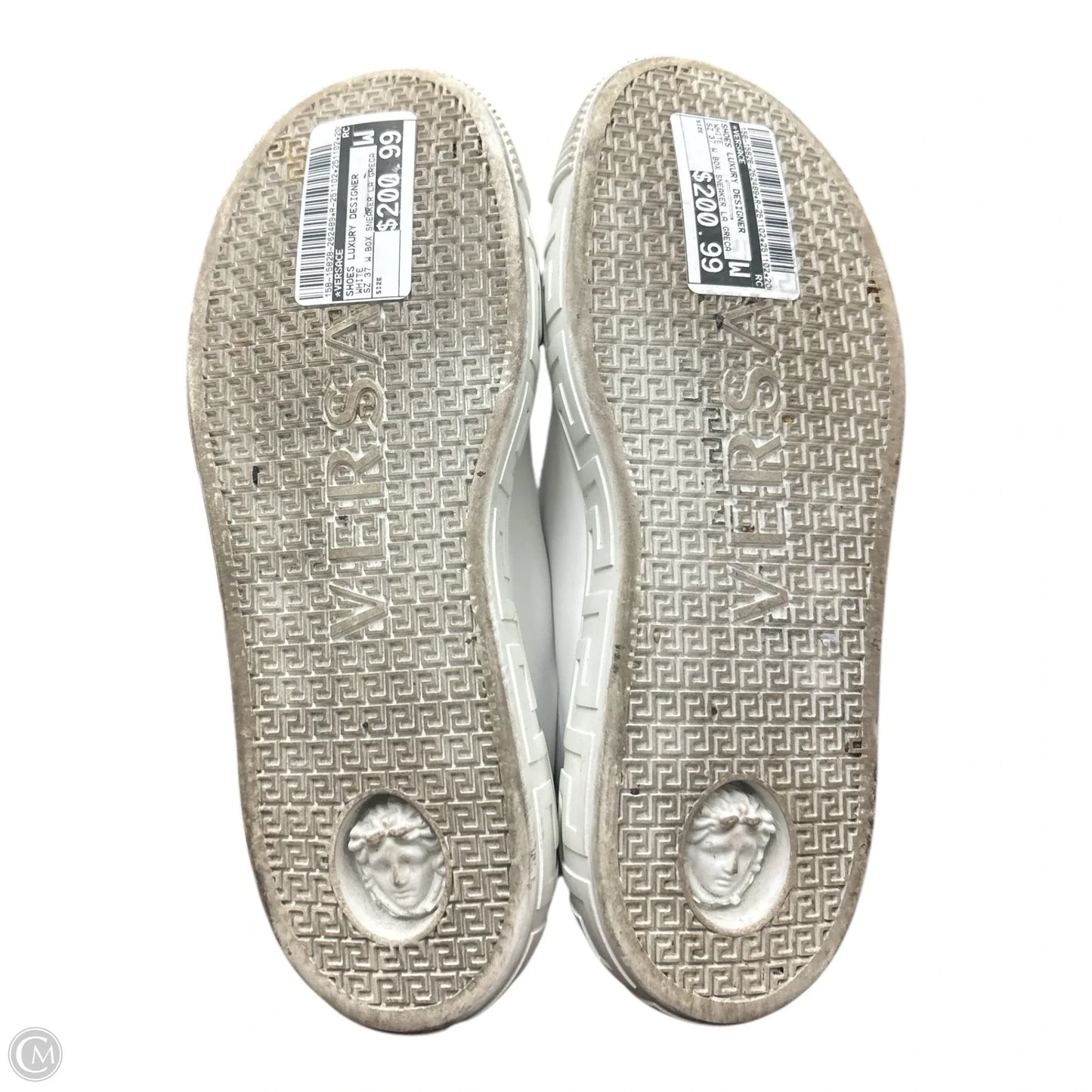 Shoes Luxury Designer By Versace In White