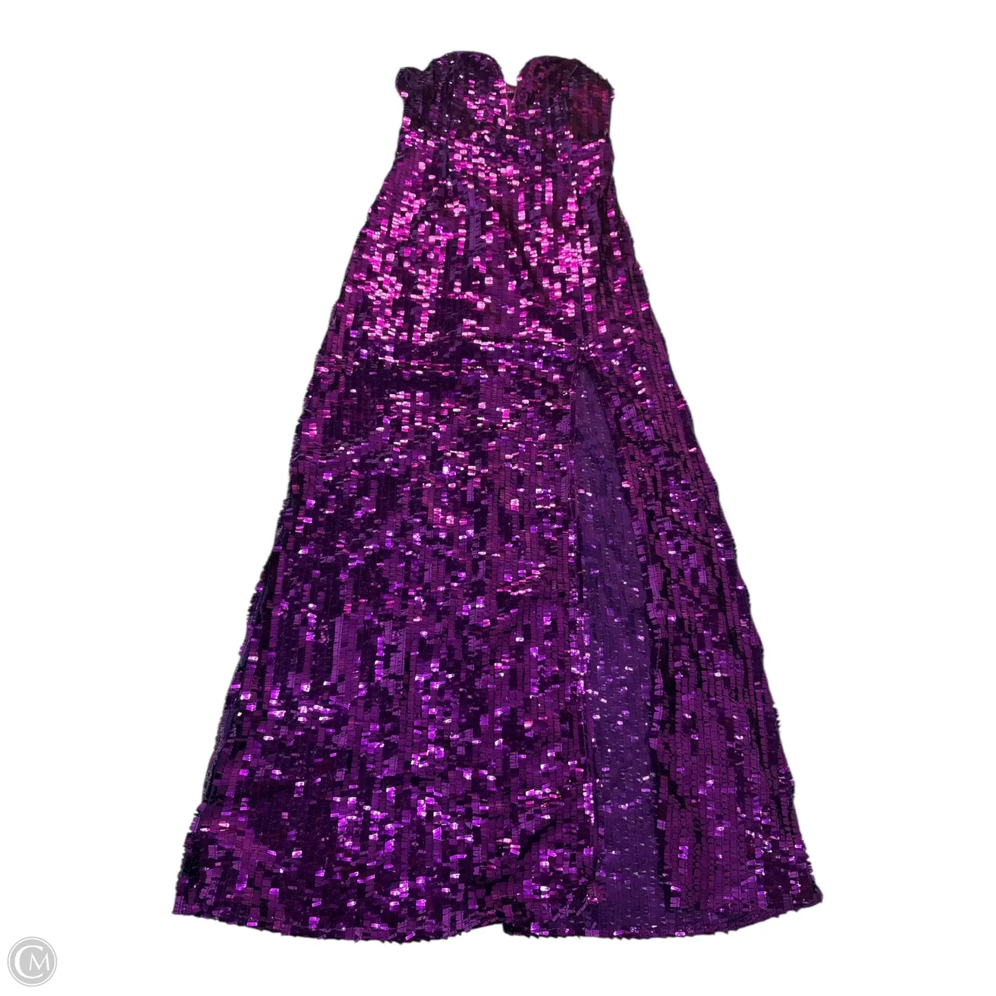 Dress Party Long By Fashion Nova In Purple, Size: L