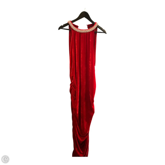 Dress Party Long By Ashley Stewart In Red, Size: 18