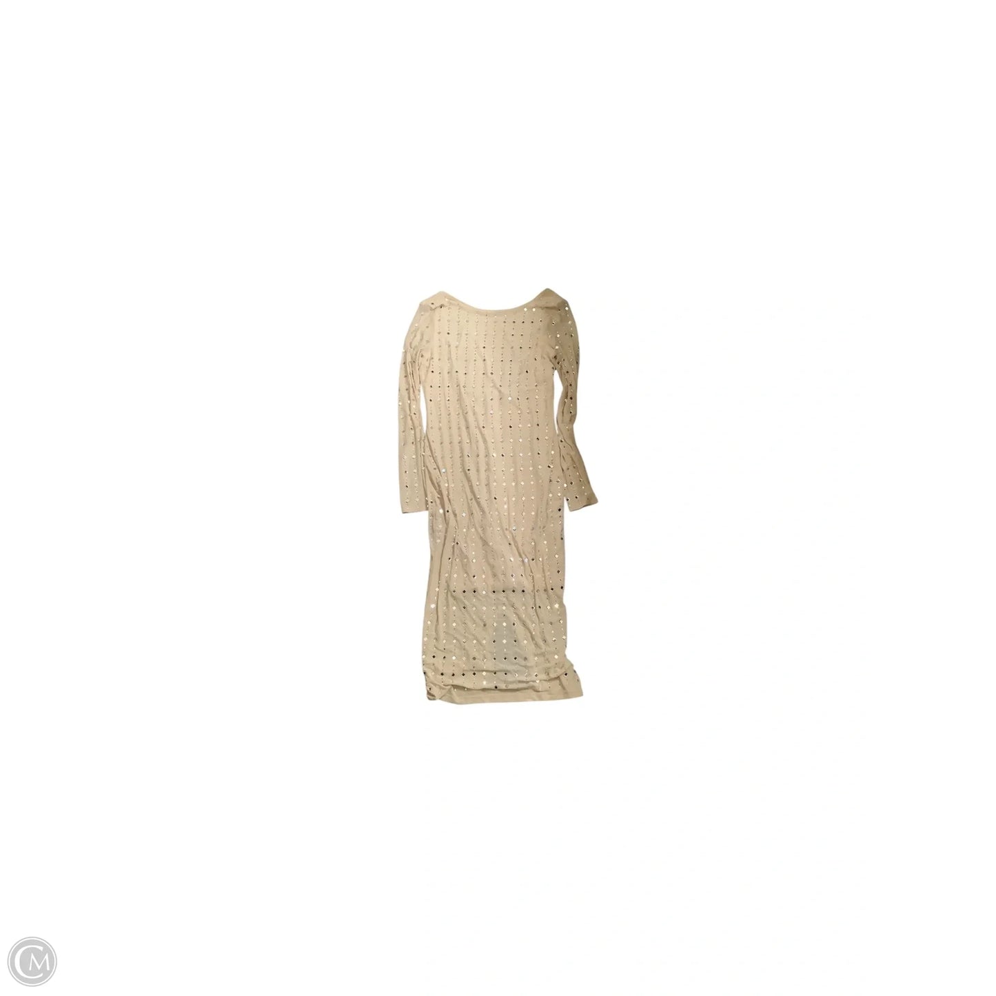 Dress Casual Midi By Fashion Nova In Tan, Size: L