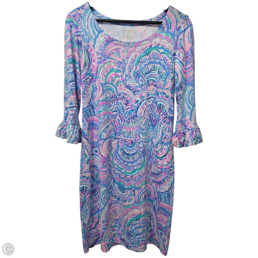 Dress Designer By Lilly Pulitzer In Blue & Pink, Size: M